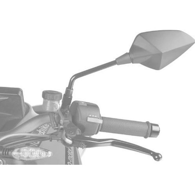 Zpätné zrkadlo PUIG RS1 70° FAIRING FITTING 7347C karbónový vzhľad ľavý