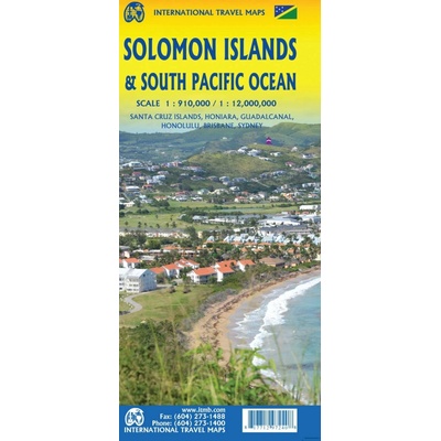 ITMB Publishing mapa Solomon Islands (Šalamounovy ostrovy) 1:900 t. ITM