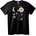 NOONEBRAND Тениска SAGI Маргаритка - 5XL, Black