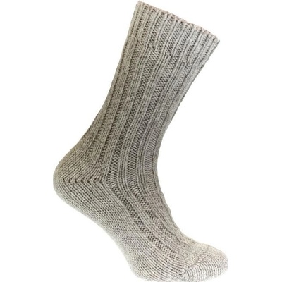 Dámske luxusné vlnené ponožky ALPAKA sivé