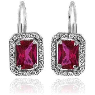 Zlatnictví U Kostela zlaté náušnice s rubínem 1214