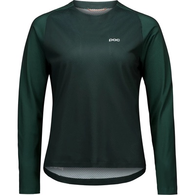 POC Дамска фланелка с дълъг ръкав за колоездене Poc Women's Motion Air L/S Jersey Cycling jersey - Pargasite Green - размер XS (156-2592-0311)