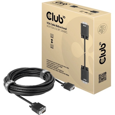 Club 3D Club3D кабел VGA към VGA 10m букса (CAC-1710)