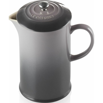 Le Creuset 91028200444000 Kanvička s piestom na kávu 1 l sivá