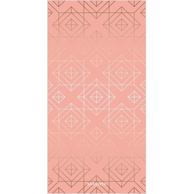 Nayavita Funkční sportovní ručník Pink Lines 100 x 50 cm