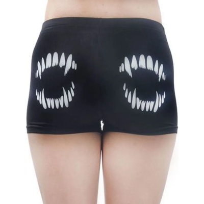 TOO FAST къси панталонки Жени too fast - hades ГОРЕЩО - зъби - wshhd-r-bkhrt