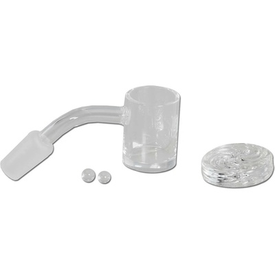 BANGER Olejový kotlík Quartz Spinner Cap Terp Pearls 45° SG14 číry