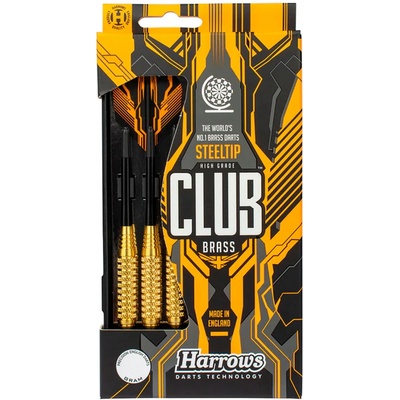 HARROWS T02K Šípky s kovovým hrotom CLUB BRASS 20g