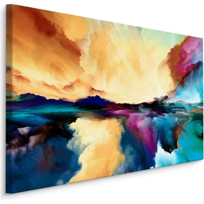 MyBestHome BOX Plátno Abstraktní Barevné Mraky Varianta: 100x70