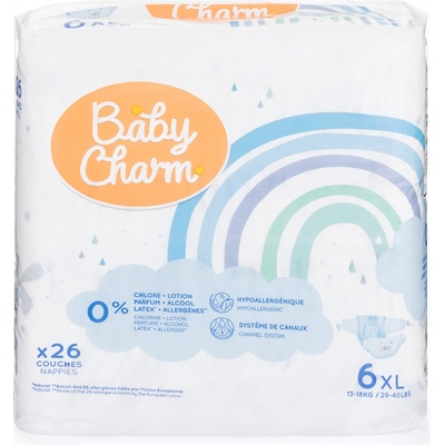 Baby Charm Super Dry Flex Pants 6 Extra Large 16+ kg 18 ks