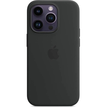 Apple iPhone Silicone Case with MagSafe - оригинален силиконов кейс за iPhone 14 Pro Max с MagSafe (черен)