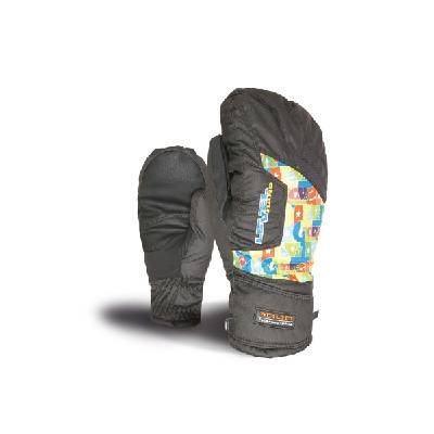 Rukavice Level ALPINE JR Mitt PK Rainbow velikost 7