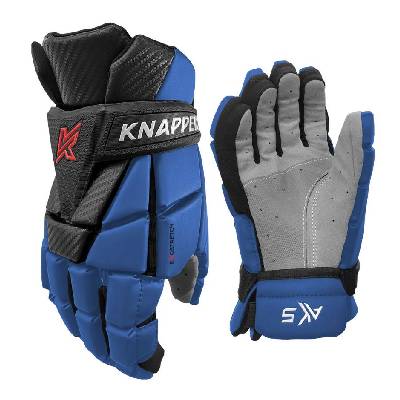 Knapper Hokejbalové rukavice Knapper AK5 v2 JR, Junior, modrá, 11"