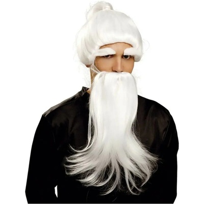 My other me Перука с Брада My Other Me Fu Man Chu Бял