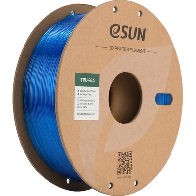 eSUN TPU-95A Translucent Blue - 1, 75 mm / 1000 g (TPU-95A175T-U1P1)