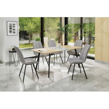 Halmar Разтегателна трапезна маса albon дъб сонома