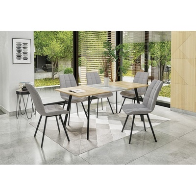 Halmar Разтегателна трапезна маса albon дъб сонома