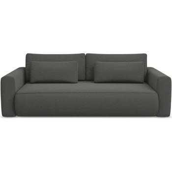 makamii Тъмносив кадифен разтегателен диван с място за съхранение 238 cm Kapua - Makamii (KAPUA_3SF_3_P1_C2)