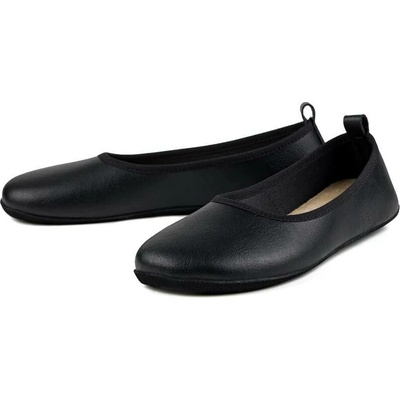 Ahinsa Shoes Ahinsa ANANDA balerínky extra úzké černé