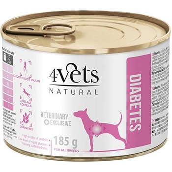 4Vets NATURAL 4Vets Кучешки диабет 185 г