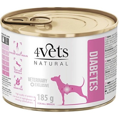 4Vets NATURAL 4Vets Кучешки диабет 185 г