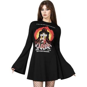 KILLSTAR дамска рокля KILLSTAR - Creepy Carrie - черна - KSRA009707