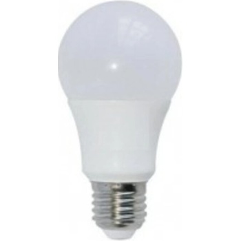 S-LUX lights LED E27-B60-12W-SMD-WW Teplá bílá aluminium 1055lm 3000k 270°
