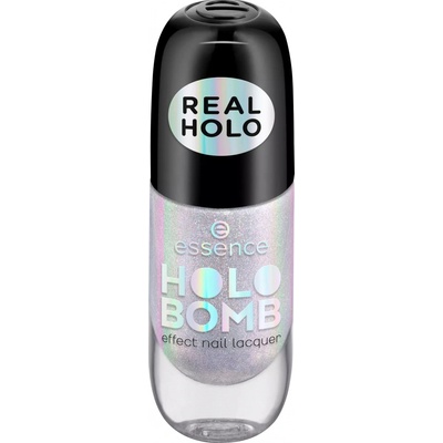 Essence Holo Bomb lak na nechty s holografickým efektom 01 Ridin' Holo 8 ml