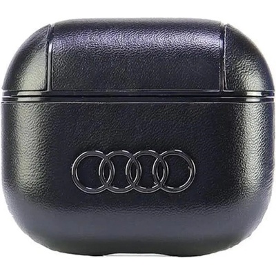 Audi Кожен калъф Audi с голямо лого за AirPods 3 - черен (6955250228268)