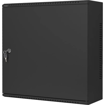 Lanberg Комуникационен шкаф, Lanberg rack cabinet 19" wall-mount 6U+3u/540x200 low-profile black (assembled) (WAF1-5203-06-00B)