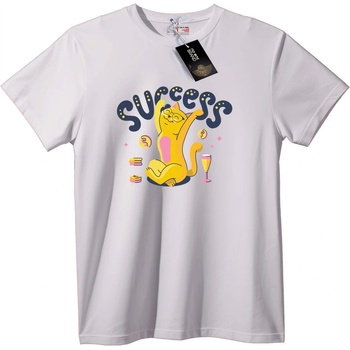 NOONEBRAND Тениска Празник на суши котарак - 2XL, White