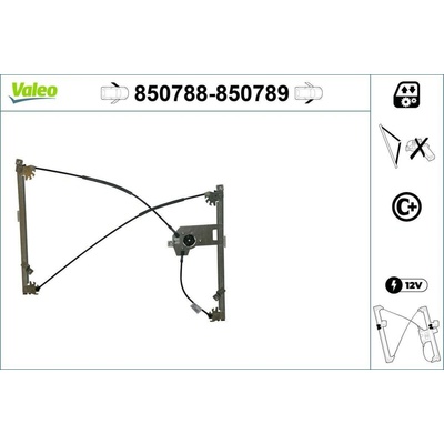 Zvedací zařízení oken VALEO 850788