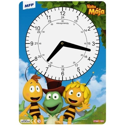 MFP MFP, 5301105, dětské hodiny, Včelka Mája, 1 ks Barva: Modrá