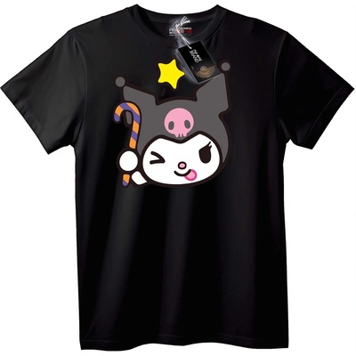 NOONEBRAND Тениска Сладка Черепна Захар - S, Black