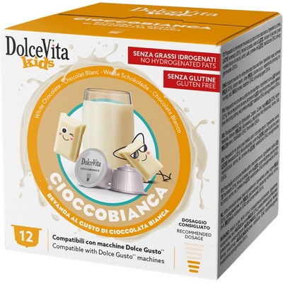 Dolce Vita Italfoods Bílá Čokoláda do Dolce Gusto 12 kapslí