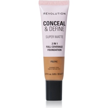 Revolution Conceal & Define матиращ фон дьо тен цвят F12.7NC 23ml