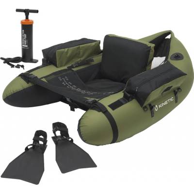 Kinetic Belly Boat Fish Hunter Float Tube Combo