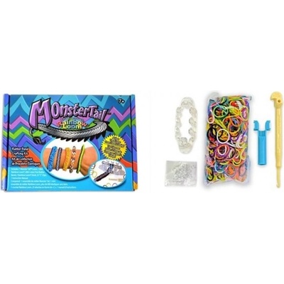 Rainbow Loom Bands Sada Monster Tail 600ks