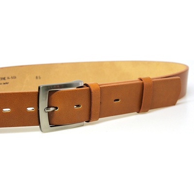 Penny Belts pánský kožený opasek 25-42 světle hnědý