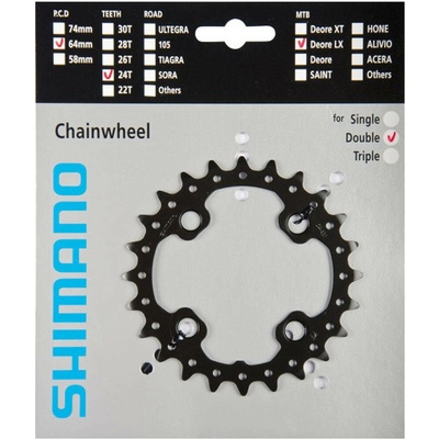 Shimano Prevodník 24z. FCFC-M675 SLX čierny 64mm