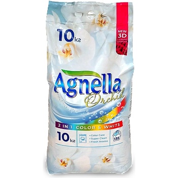 Agnella прах за пране с аромат на Орхидея, 10кг, 135 пранета