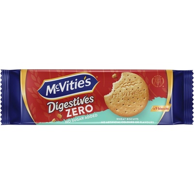 McVitie's Digestive celozrnné sušienky bez pridaného cukru 133 g