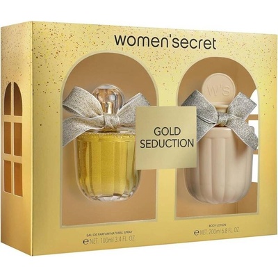 Women'Secret Комплект Gold Seduction - Парфюмна вода и Лосион, 100 + 200 ml