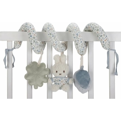 Little Dutch Miffy Fluffy Lucky Leaves Activity Spiral kontrastná závesná hračka Blue 1 ks