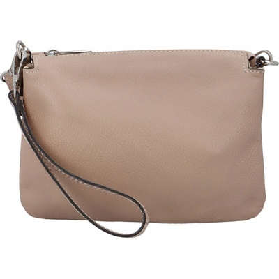 Luxusní kožená crossbody kabelka Marta růžová