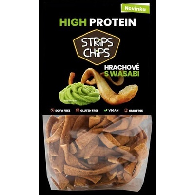 Strips Chips WASABI hrachové s wasabi 80 g