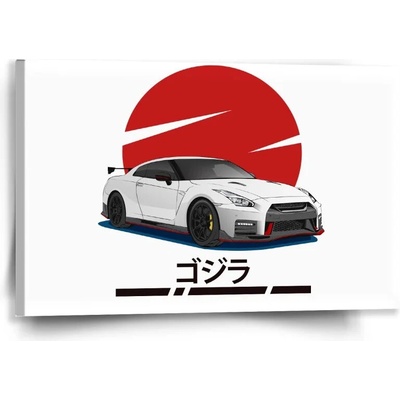 Sablio Obraz Nissan GTR 35 Japonské slnko - 60x40 cm