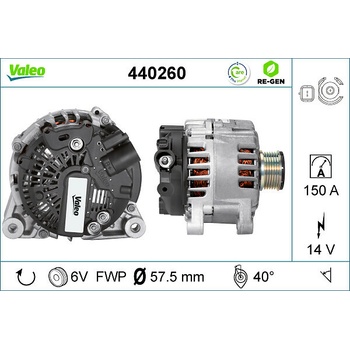 Alternátor VALEO 440260