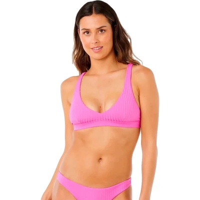 Rip Curl Premium Surf Multi Fit Halter bikini top - Pink (Super Pink)