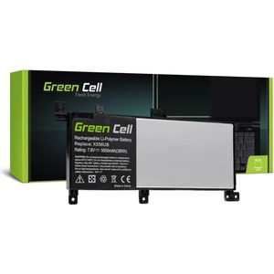 Green Cell Батерия за лаптоп ASUS X556U X556UV AS111 C21N1509 7, 6V 4100mA GREEN CELL (GC-ASUS-AS111) - megamag